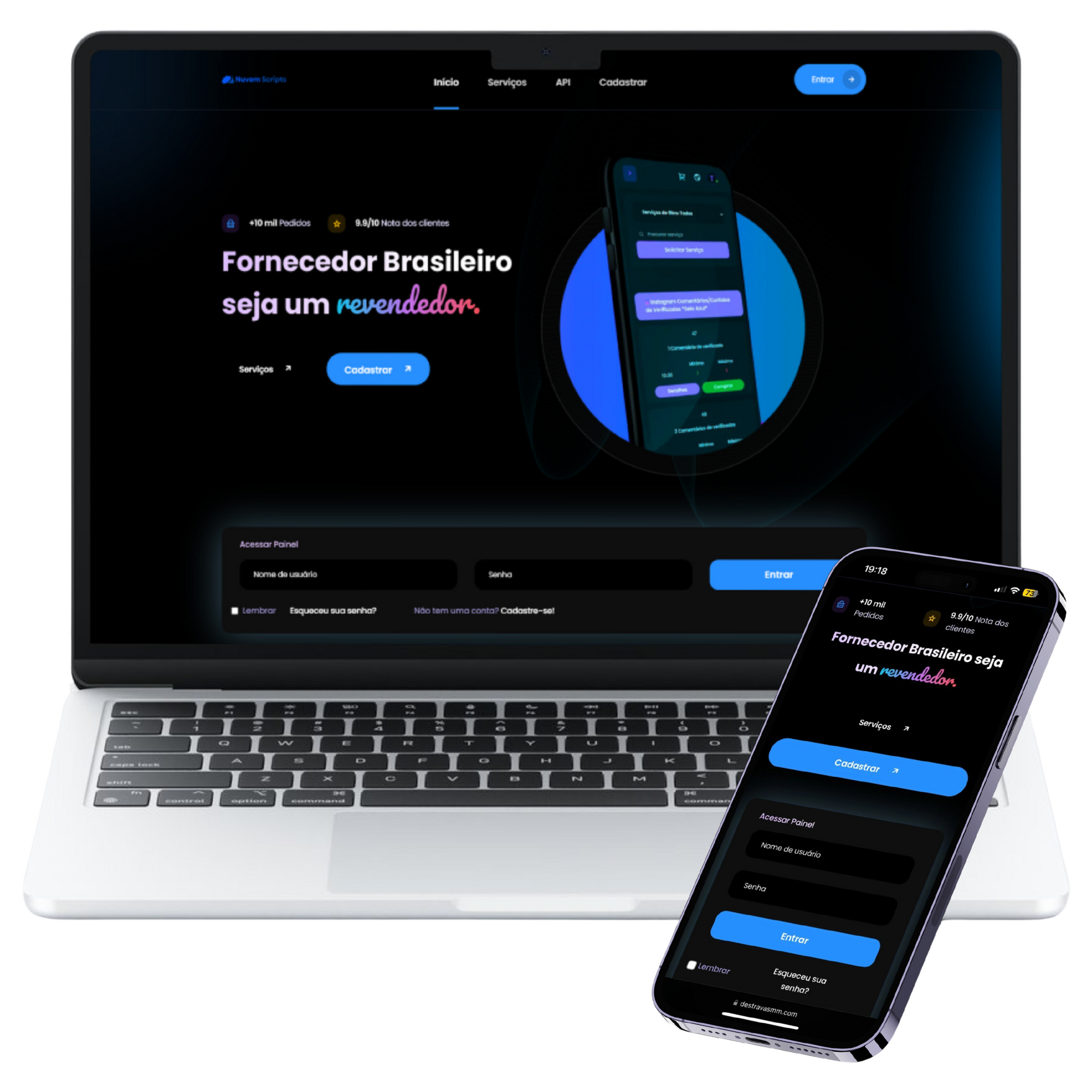 Script Panel SMM Centinela Blue