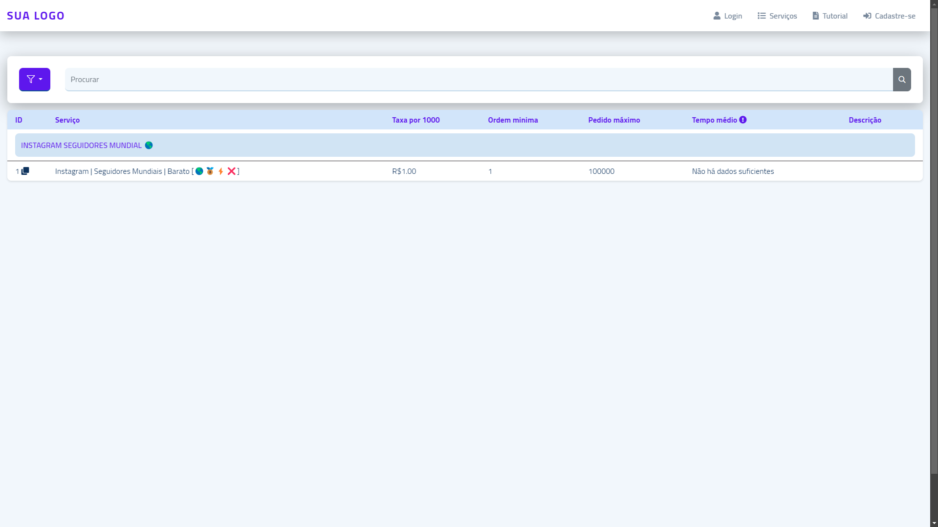 Script Panel SMM perfect panel Purple 3 Themes