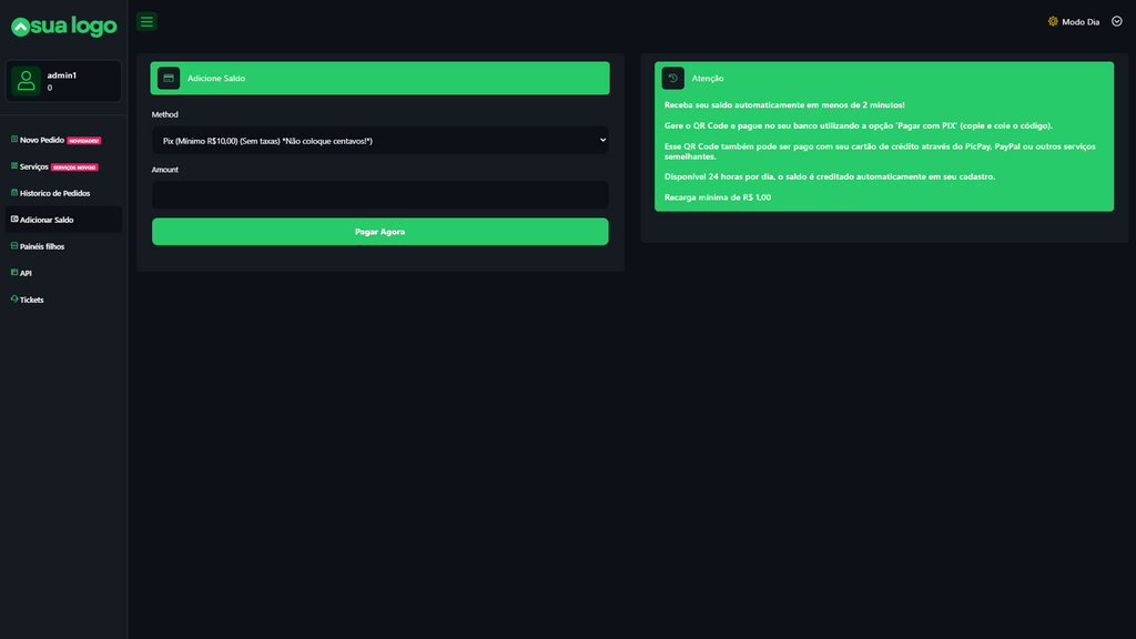 Milan-Green Pro SMM Panel Script