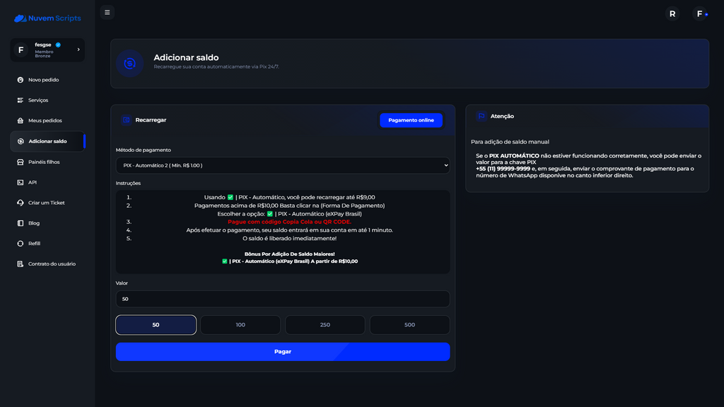 Script Panel SMM Spot Azul Lattwide 2 Themes