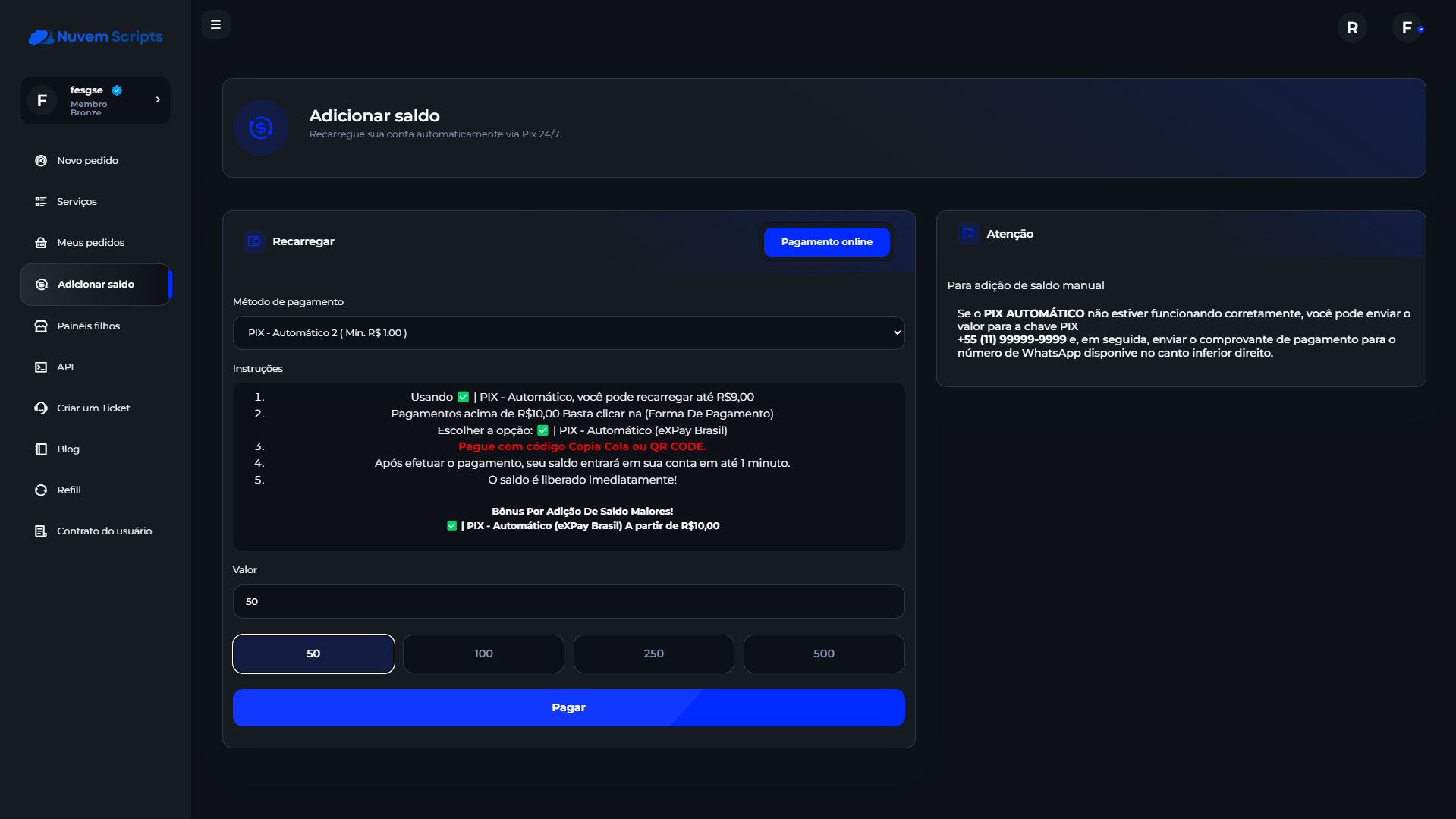 Script Panel SMM Spot Azul Lattwide 2 Themes