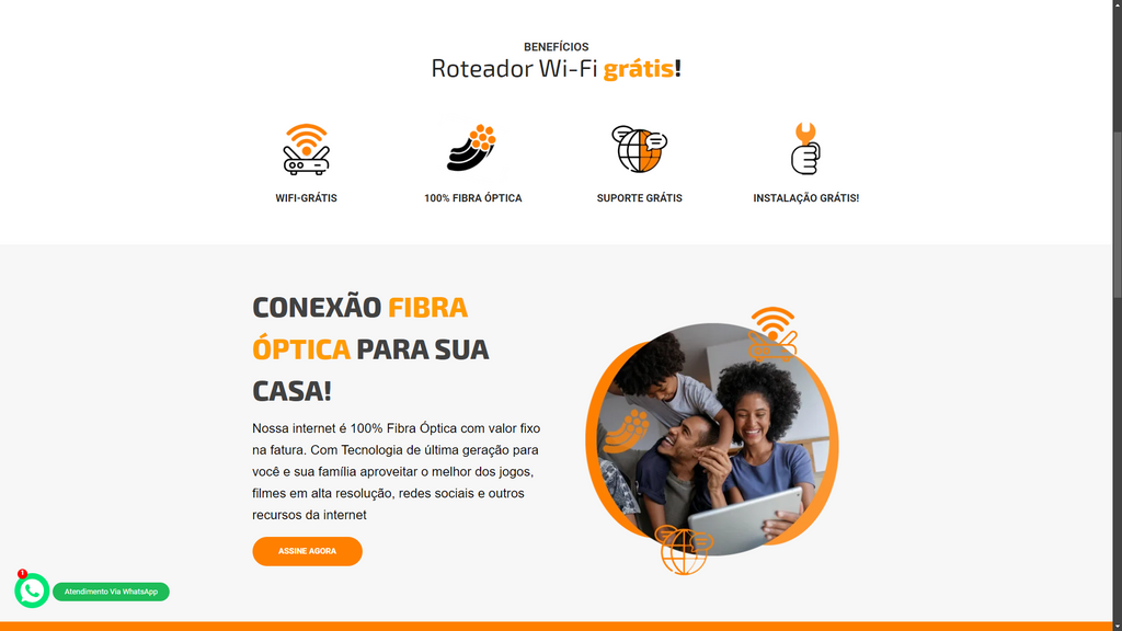 orange clean internet provider scripts