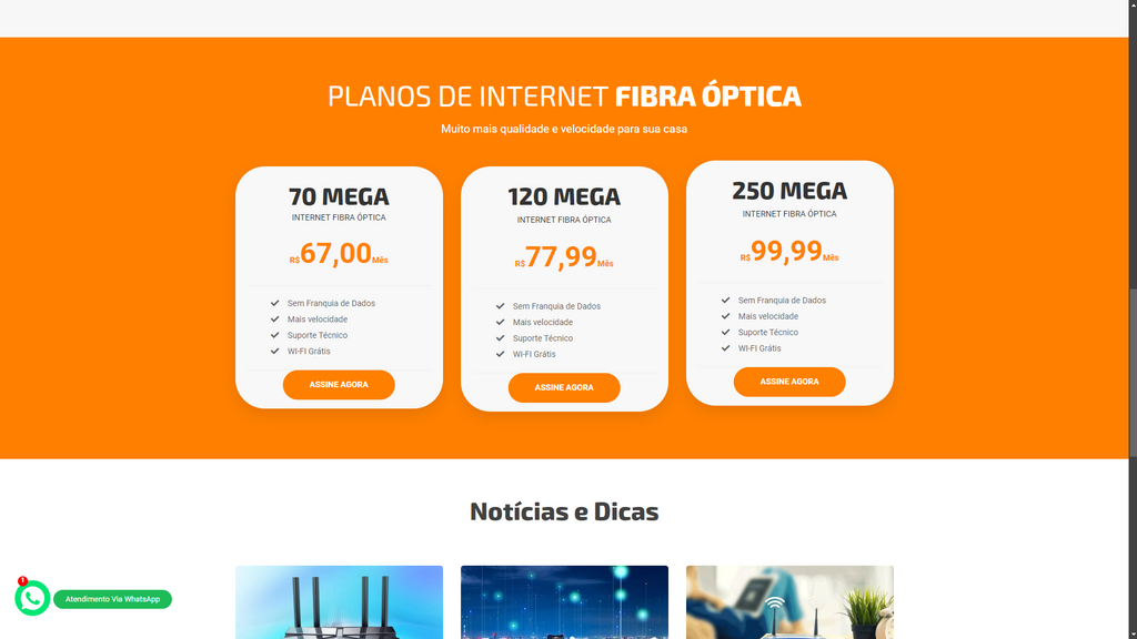 orange clean internet provider scripts