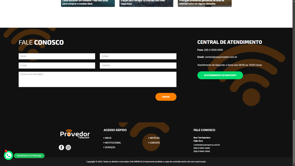 orange clean internet provider scripts