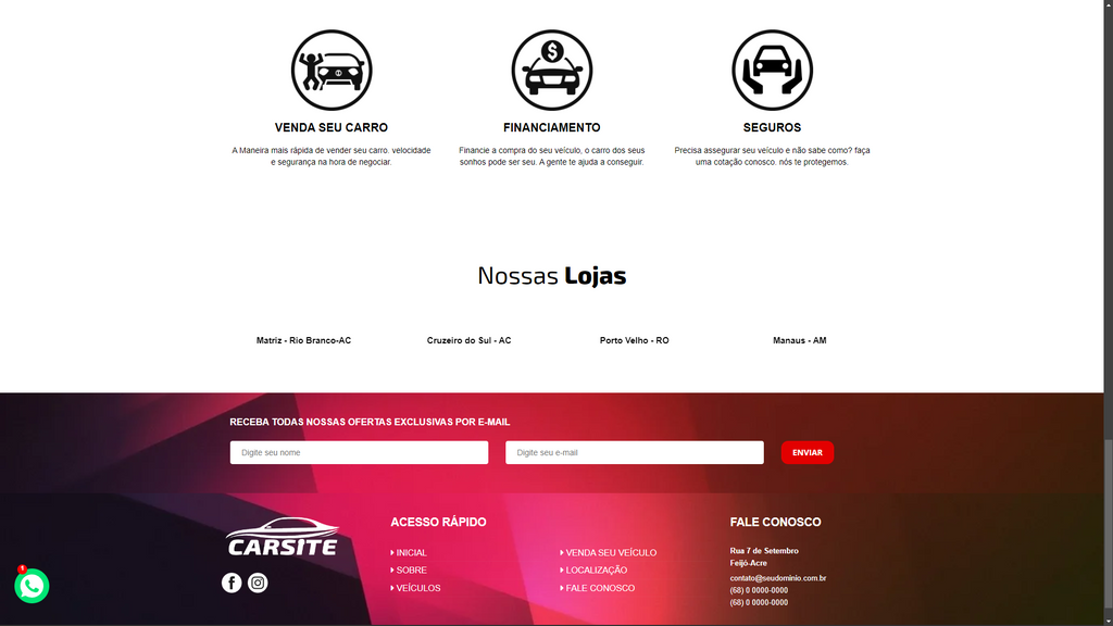 Script for a vehicle dealership