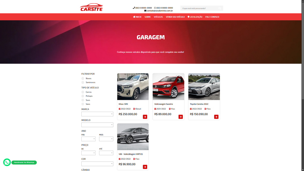 Script for a vehicle dealership