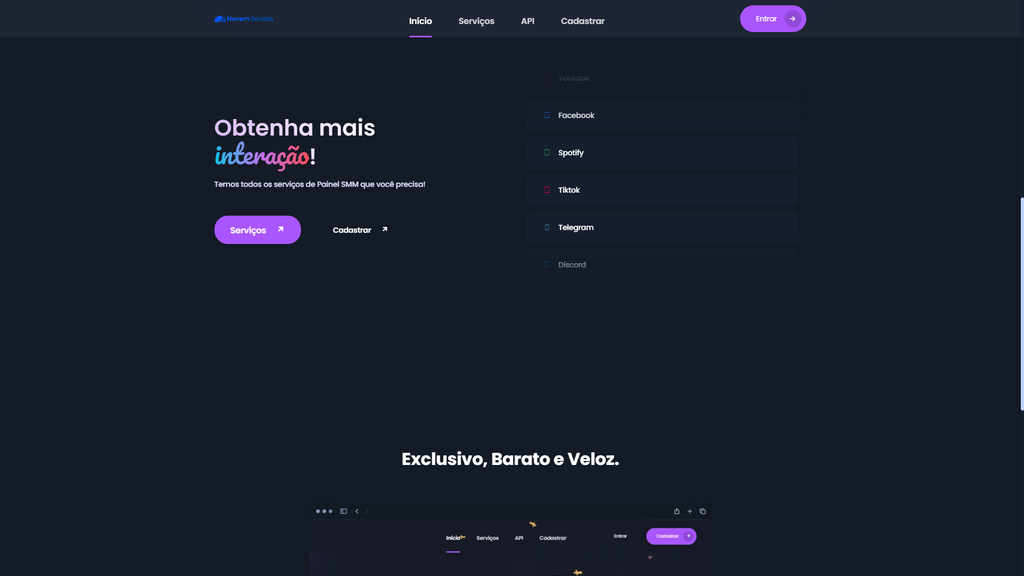 Script Panel SMM Centinela Purple