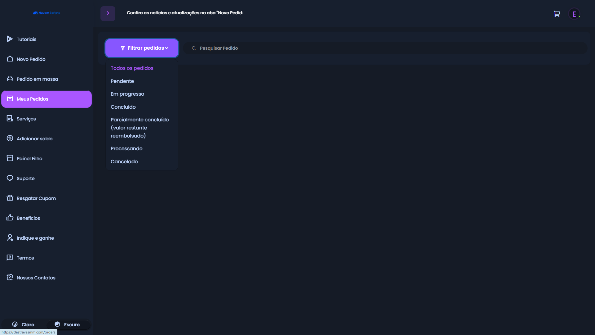 Script Panel SMM Centinela Purple