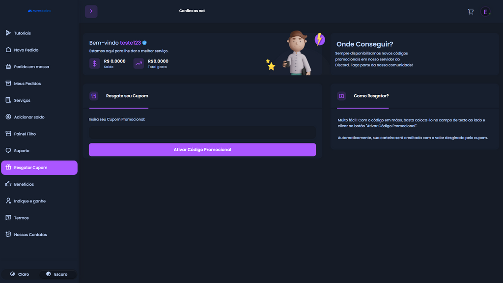 Script Panel SMM Centinela Purple