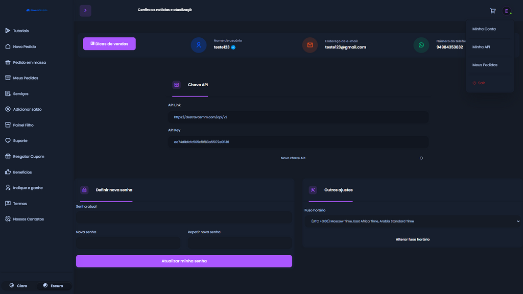 Script Panel SMM Centinela Purple