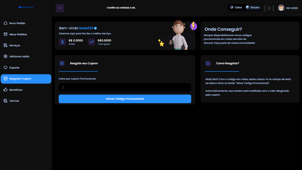 Script Panel SMM Centinela Blue