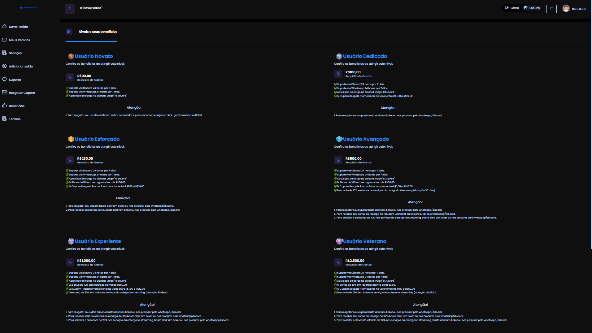 Script Panel SMM Centinela Blue