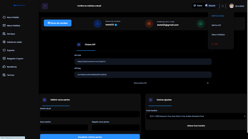 Script Panel SMM Centinela Blue