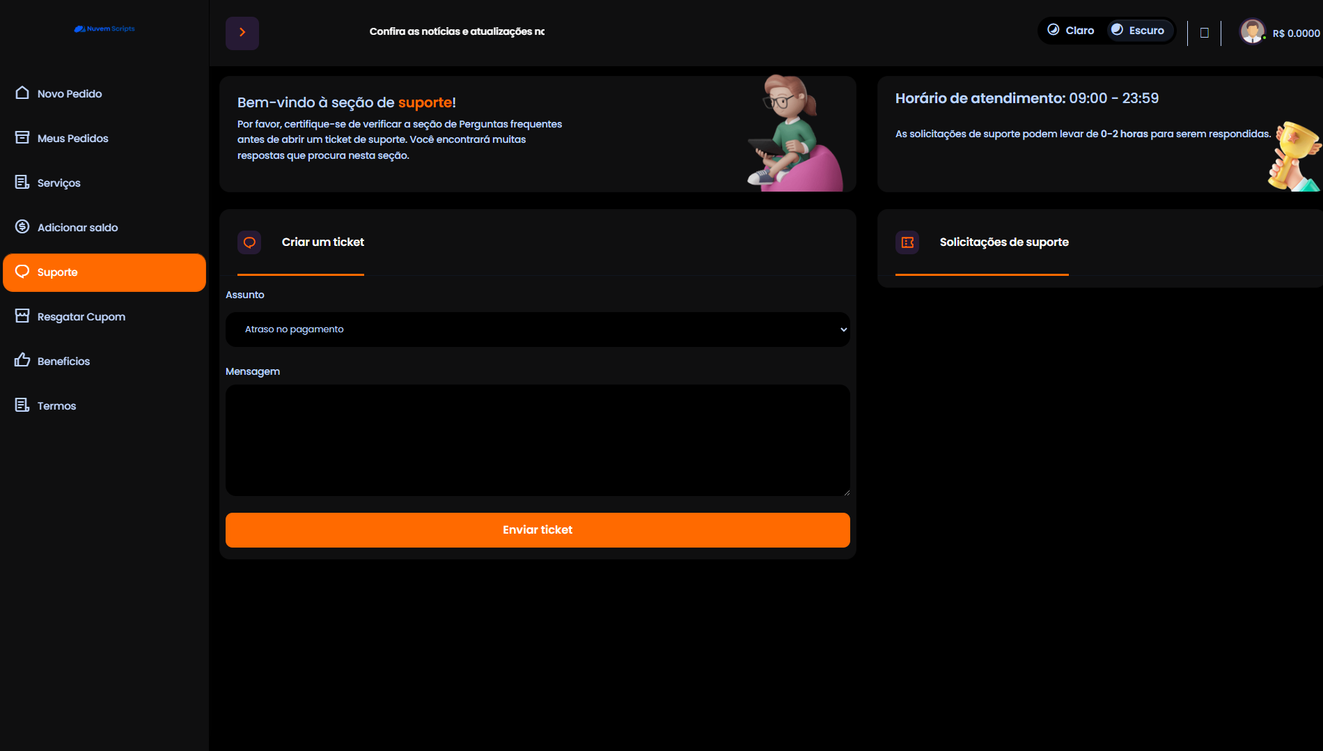 Script Panel SMM Centinela Orange