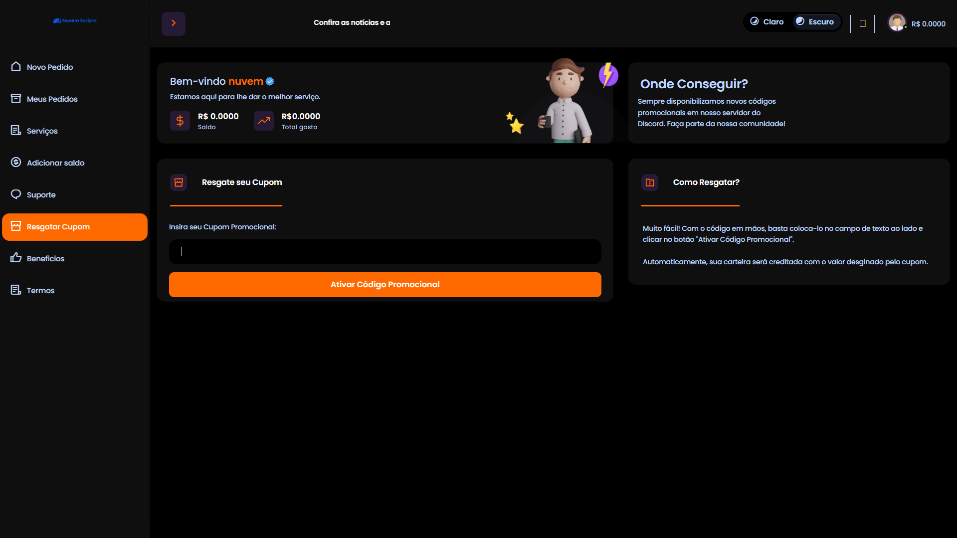 Script Panel SMM Centinela Orange