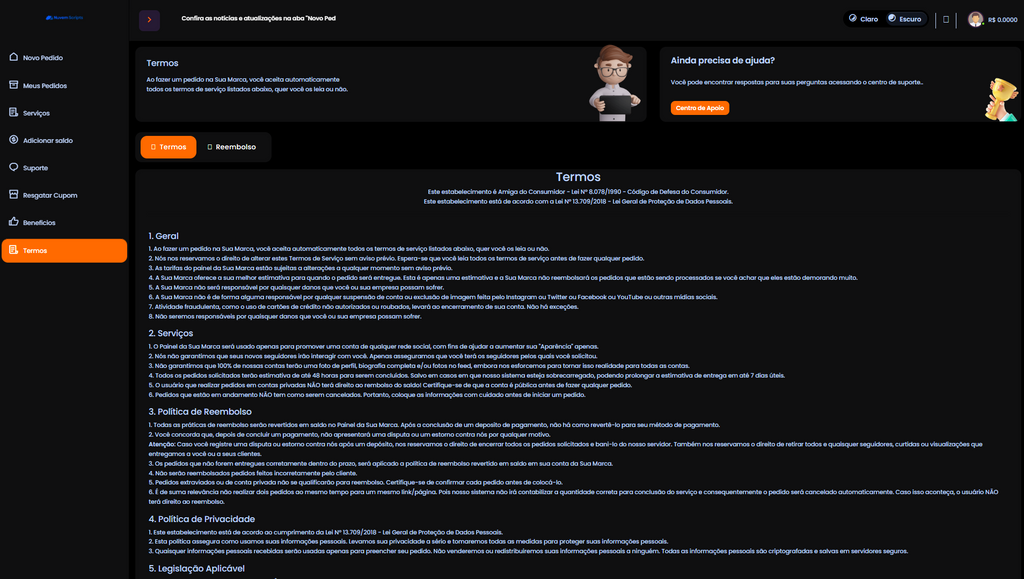 Script Panel SMM Centinela Orange