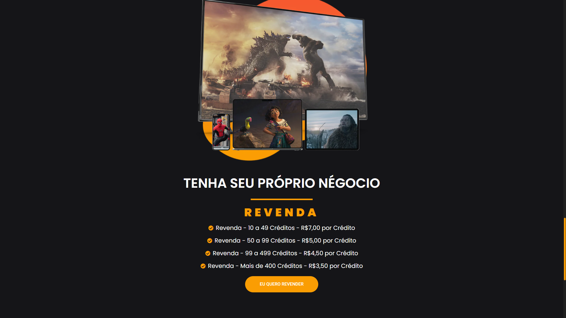 Sparta Orange IPTV website script