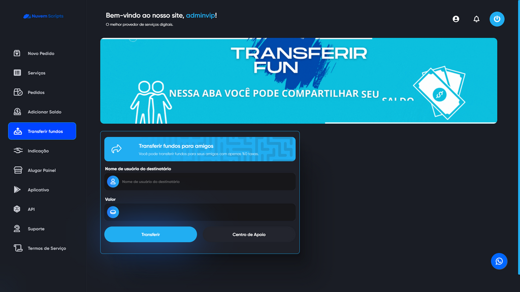 Spot Blue Clean SMM Panel Script