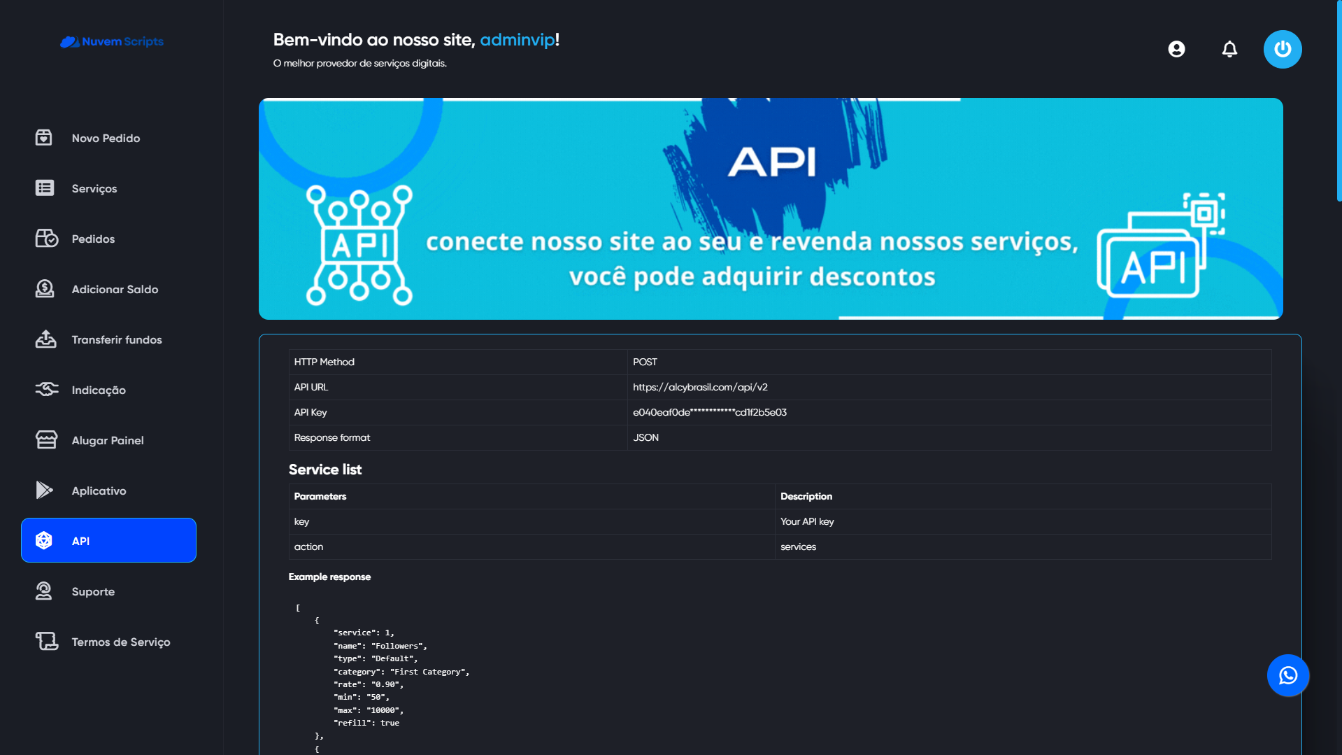 Spot Blue Clean SMM Panel Script