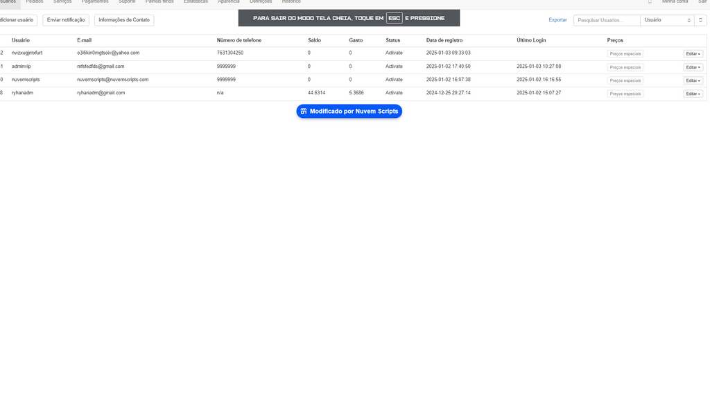 Spot Blue Clean SMM Panel Script