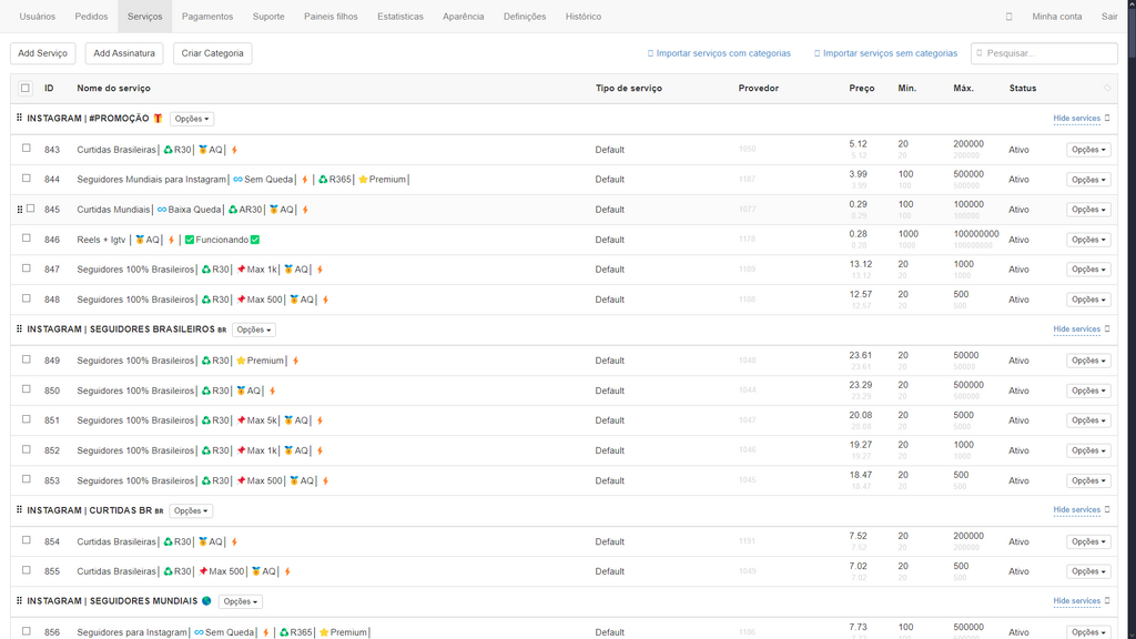 Spot Blue Clean SMM Panel Script