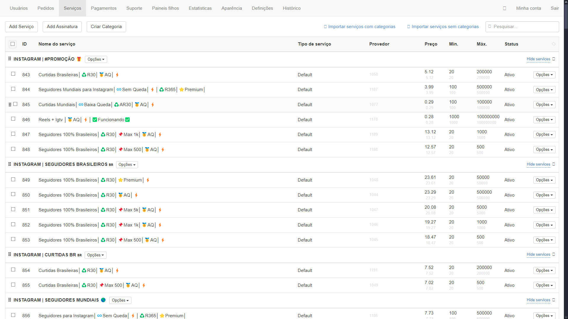 Spot Blue Clean SMM Panel Script