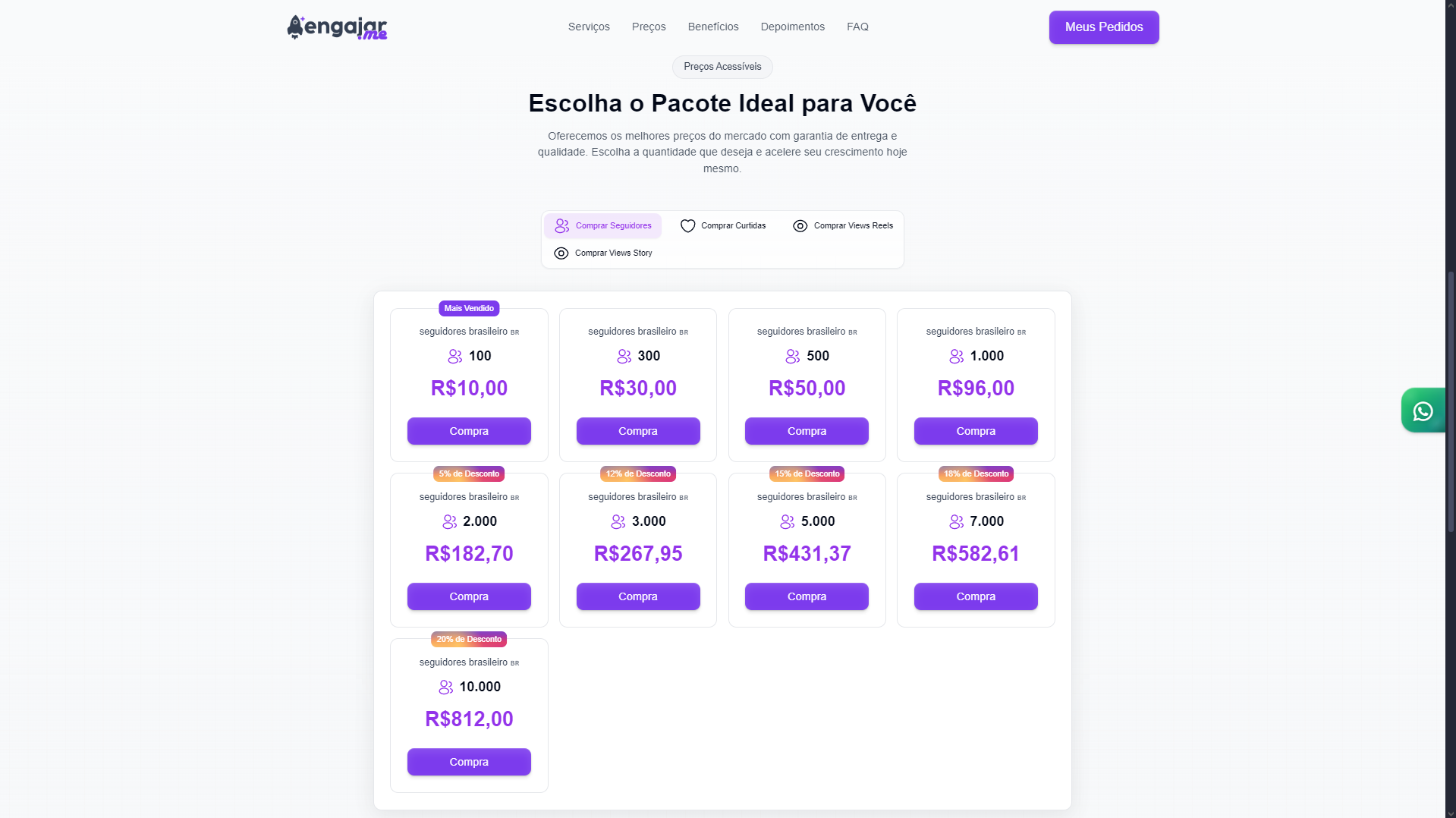 Panel End Customer Purple SMM Script