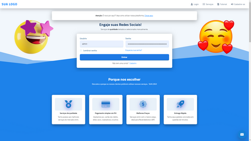 Script Panel SMM Perfect Panel 4 Themes
