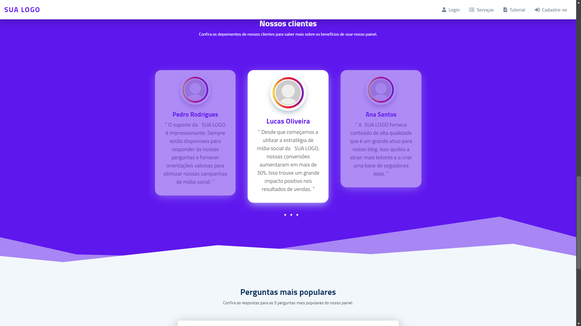 Script Panel SMM perfect panel Purple 3 Themes