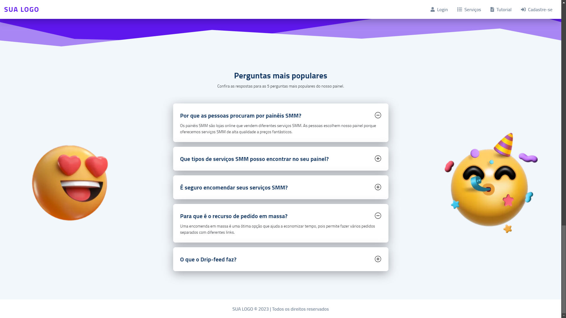 Script Panel SMM perfect panel Purple 3 Themes