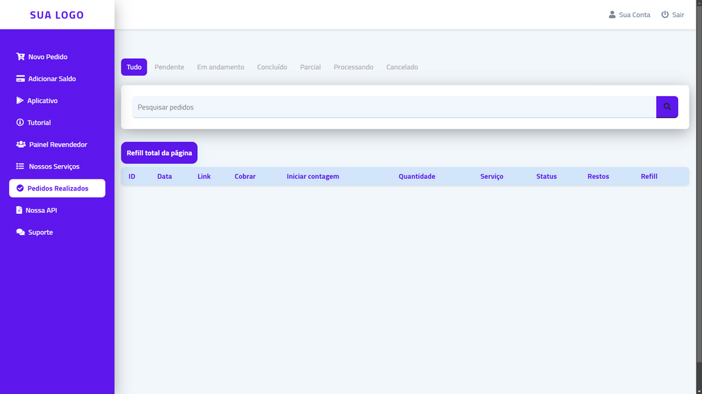 Script Panel SMM perfect panel Purple 3 Themes