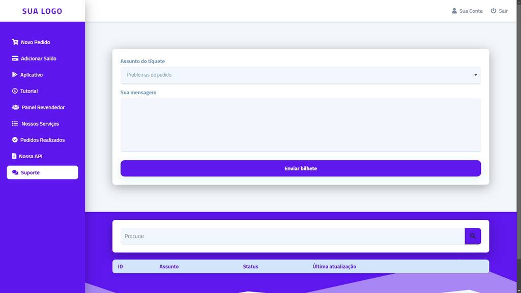 Script Panel SMM perfect panel Purple 3 Themes