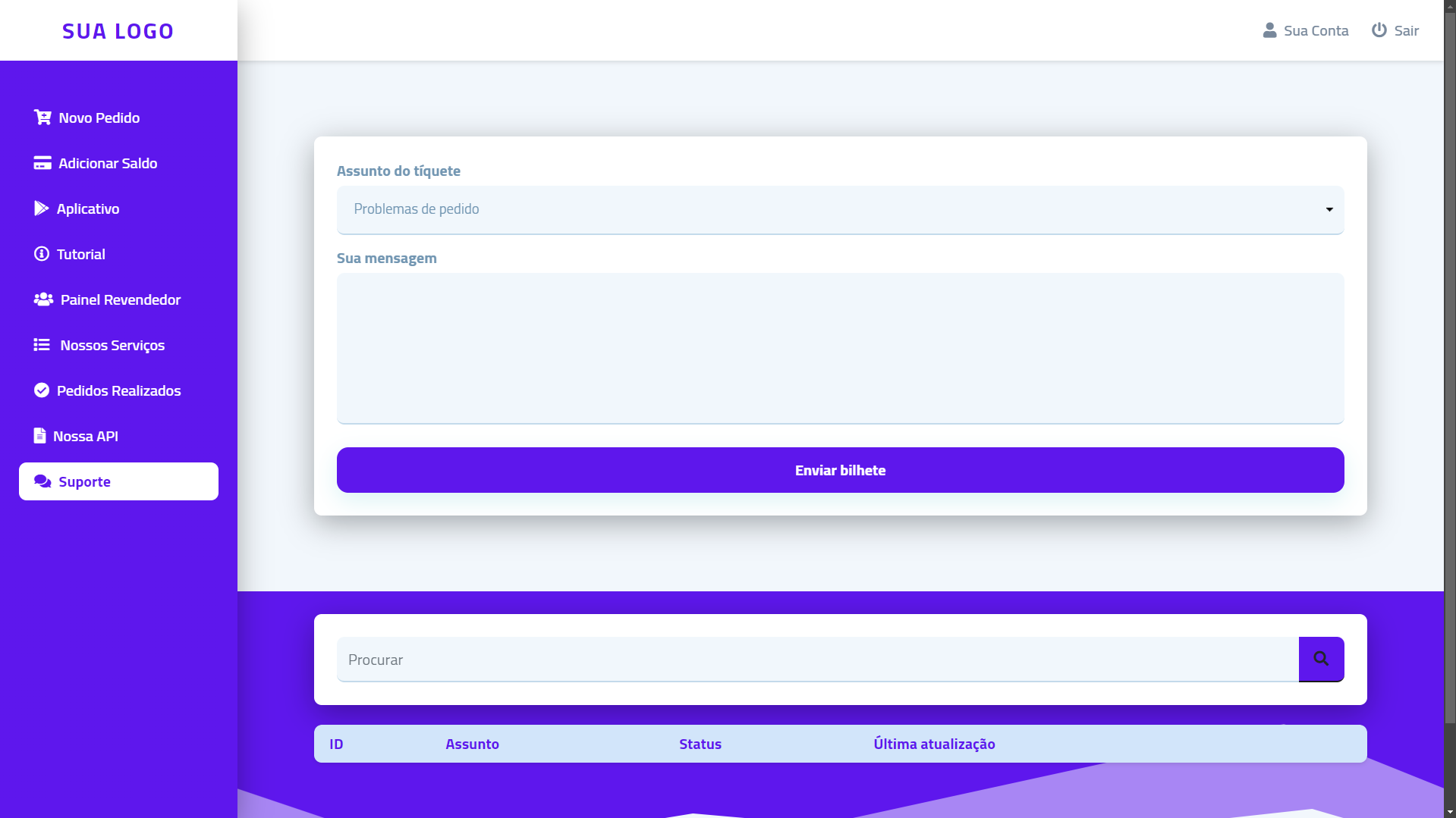 Script Panel SMM perfect panel Purple 3 Themes