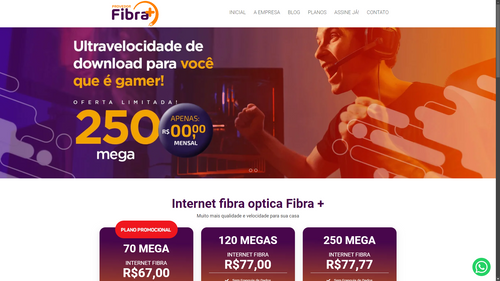 Internet provider website script