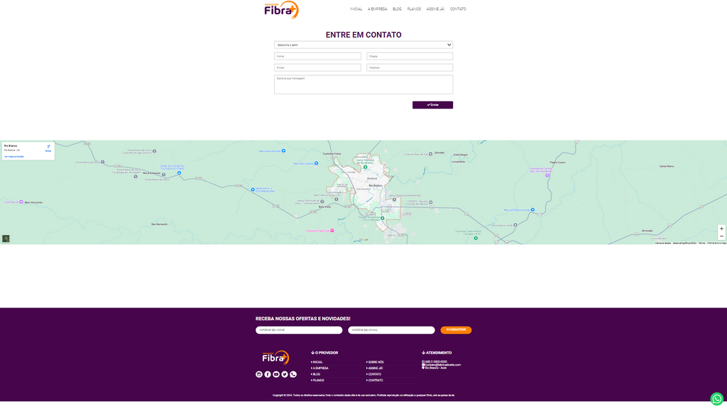 Internet provider website script