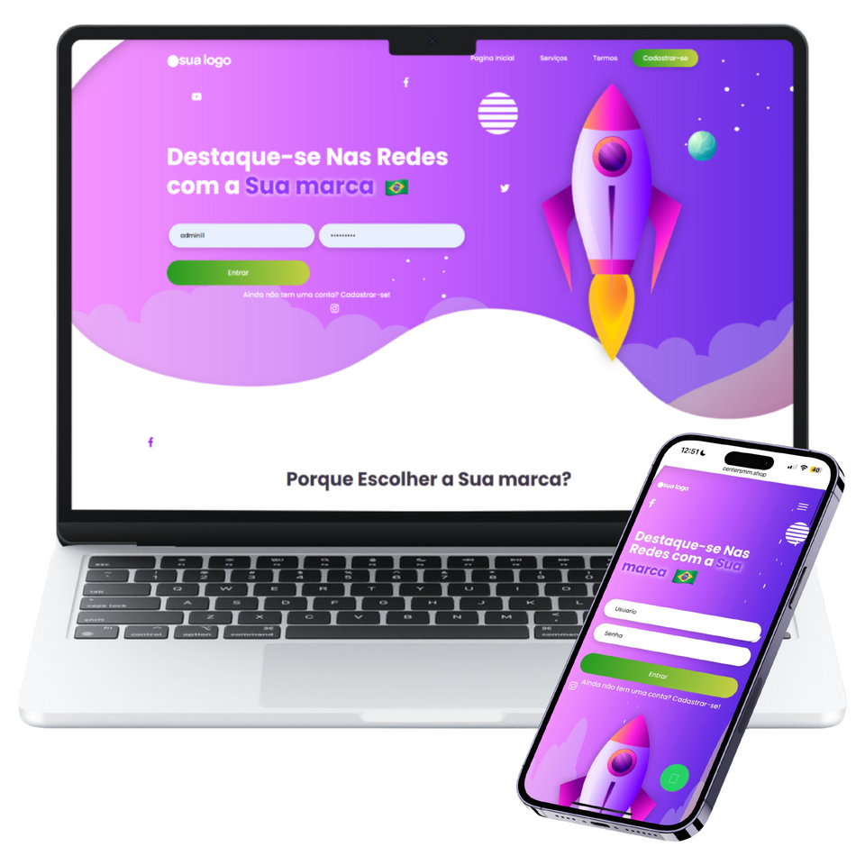 Script Panel SMM Social 6 Themes