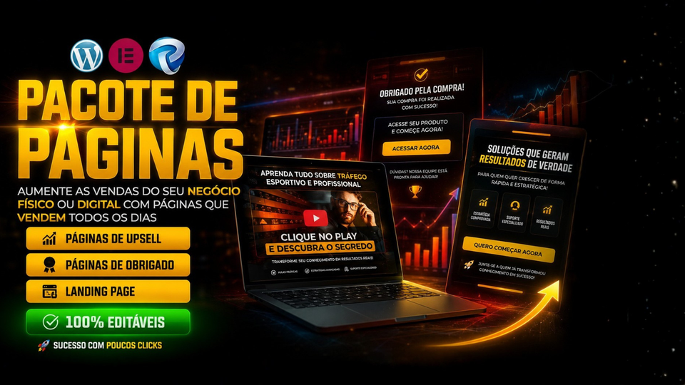 Pack Landing Pages Premium: +629 Páginas de Alta Conversão