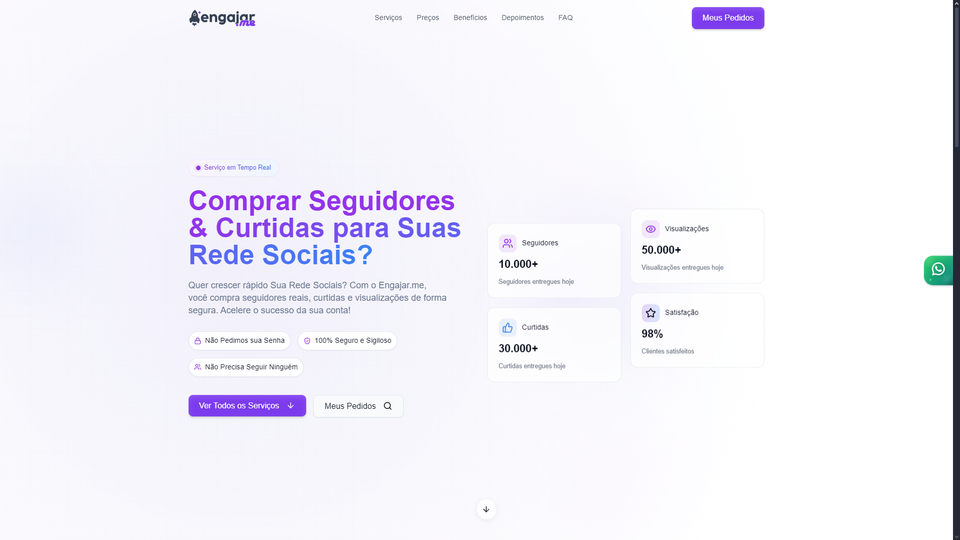 Script SMM Panel End Customer Purple
