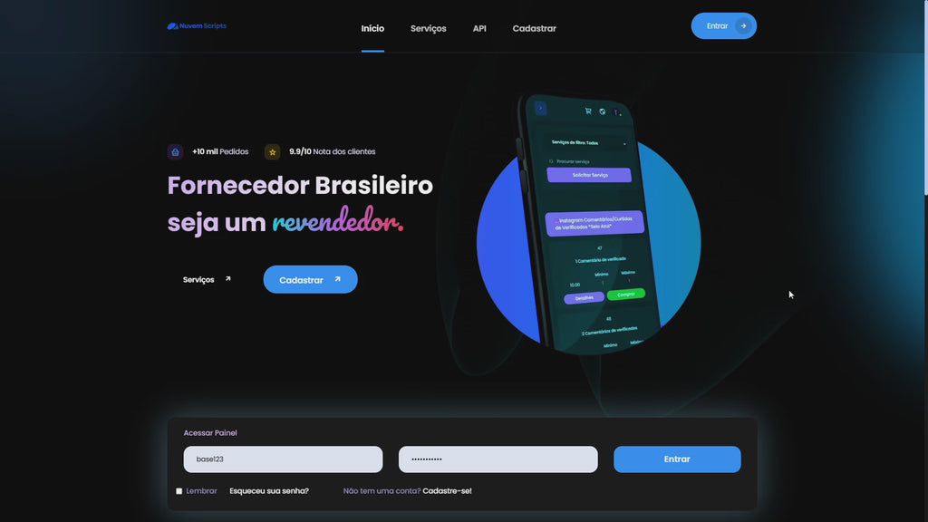 Script Panel SMM Centinela Blue