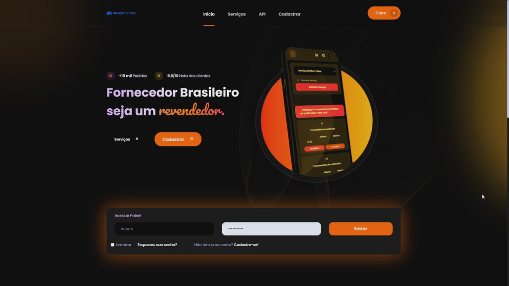 Script Panel SMM Centinela Orange