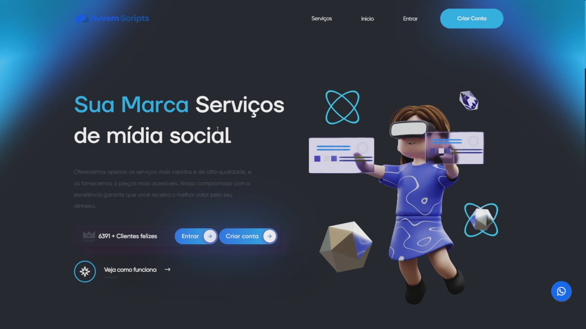 Spot Blue Clean SMM Panel Script