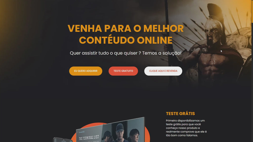 Sparta Orange IPTV website script